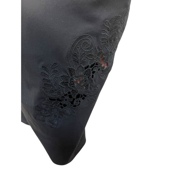 Fabletics Workout Tank Vega Performance Black Cut Out Floral See Through Size XL - Picture 3 of 7